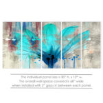 " Painted Petals LII " by Tristan Scott 5 - Pieces - Image 8