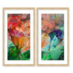 " Painted Petals LXI " by Tristan Scott 2 - Pieces - Image 7