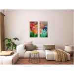 " Painted Petals LXI " by Tristan Scott 2 - Pieces - Image 8