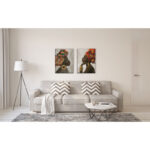 " Portrait Of A Woman I & II " by Marie Elaine Cusson 2 - Pieces Painting Print - Image 6