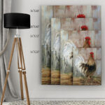 " Premium Farmhouse Rooster " by Sally Swatland - Image 3