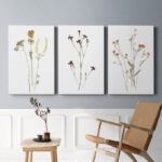 " Pressed Botanical I " 3 - Pieces