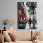 " Rainy Paris II " Painting Print