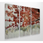 " Sakura On The Lake II " 3 - Pieces - Image 4