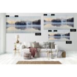 " Scene On The Water VIII " 3 - Pieces - Image 3