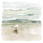 " Seagull Cove I " by Victoria Borges Painting Print - Image 3