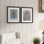 " Silver Tree " 2 - Pieces