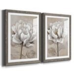 "Soft White I" 2-Piece Painting Print Set - Image 6
