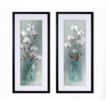 " Stalks Of Cotton " 2 - Pieces - Image 6