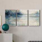 " Still Evening Waters II " 3 - Pieces Painting Print - Image 5