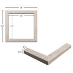 " Stunning Navy Blue And Gold Flower " by Daphne Brissonnet 2 - Pieces - Image 5