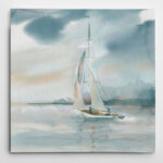 " Subtle Mist I " Painting Print - Image 2