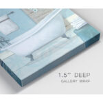 " Teal Bath I " 2 - Pieces - Image 3