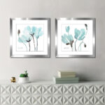 " Teal Magnolias I " 2 - Pieces - Image 2