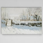 " The Magpie " by Claude Monet - Image 4