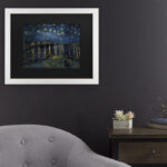 " The Starry Night Over The Rhone " by Vincent Van Gogh