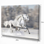" Two White Horse " by Designart - Image 4