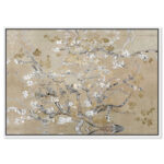 " Van Gogh In Gold Blossoms Inspiration " by Oliver Gal