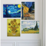 " Van Gogh Materpiece Ensemble " by Vincent Van Gogh 4 - Pieces - Image 4