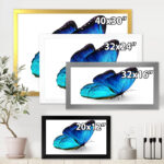 " Vibrant Blue Butterfly " - Image 3
