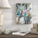 " Vintage Bicycle And Mason Jar " by Tre Sorelle Studios - Image 2