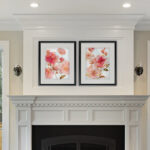 " Vivid Peonies " 2 - Pieces Painting Print