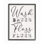 " Wash Brush Floss Flush " by Daphne Polselli
