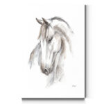 " Watercolor Equine Study II " Painting Print - Image 7