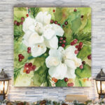 " Watercolor Holly "