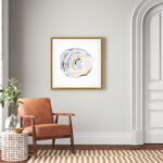 " Watercolor Tree Ring IV "