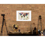 " World Map Urba Watercolor II " by Michael Tompsett