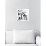 " Yorkie Animals " Painting Print - Image 2