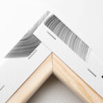 Abstract Poetry in Black and White 100' by Irena Orlov, Modern Abstract Gallery Canvas Wall Art - Image 5