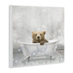 Baby Bear Bath Time Cute Animal' - Graphic Art Print - Image 2