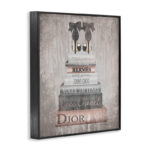 Book Stack Heels Metallic Pink' Graphic Art Print - Image 2