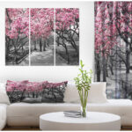 Cherry Blossoms' Photographic Print Multi-Piece Image on Wrapped Canvas - Image 3