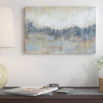 Cool Gray Horizon I' by Jennifer Goldberger - Wrapped Canvas Painting Print