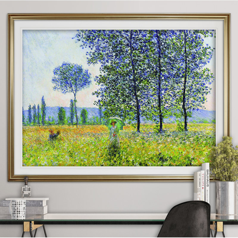 Field in Spring' Print on Canvas by Claude Monet - Image 2