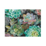 Floral Succulents v2 Crop' by Danhui Nai - Painting Print