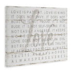 Love Is Patient Planked Look' by Jennifer Pugh - Graphic Art Print - Image 2