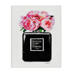 Perfume Bottle Flower Peony' Graphic Art Print - Image 2
