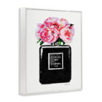 Perfume Bottle Flower Peony' Graphic Art Print