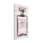 Perfume Bottle with Words' Graphic Art Print - Image 2