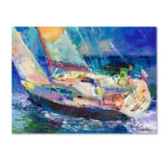 Sailboat' Print on Canvas - Image 2