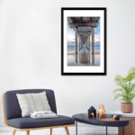 Support Pillars, Ellen Browning Scripps Memorial Pier, La Jolla, San Diego, California, ISA' by Rob Tilley - Wrapped Canvas Photograph Print