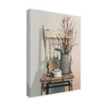 Watering Can on Chair' by Cecile Baird Print on Canvas - Image 6