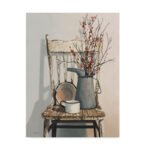 Watering Can on Chair' by Cecile Baird Print on Canvas - Image 7