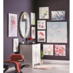 White Poppies' Painting Print on Wrapped Canvas - Image 4