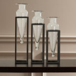 3 Piece Glass Table Vase - Image 5