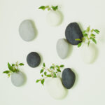 3 Piece Pebble Wall Vase Set - Image 2